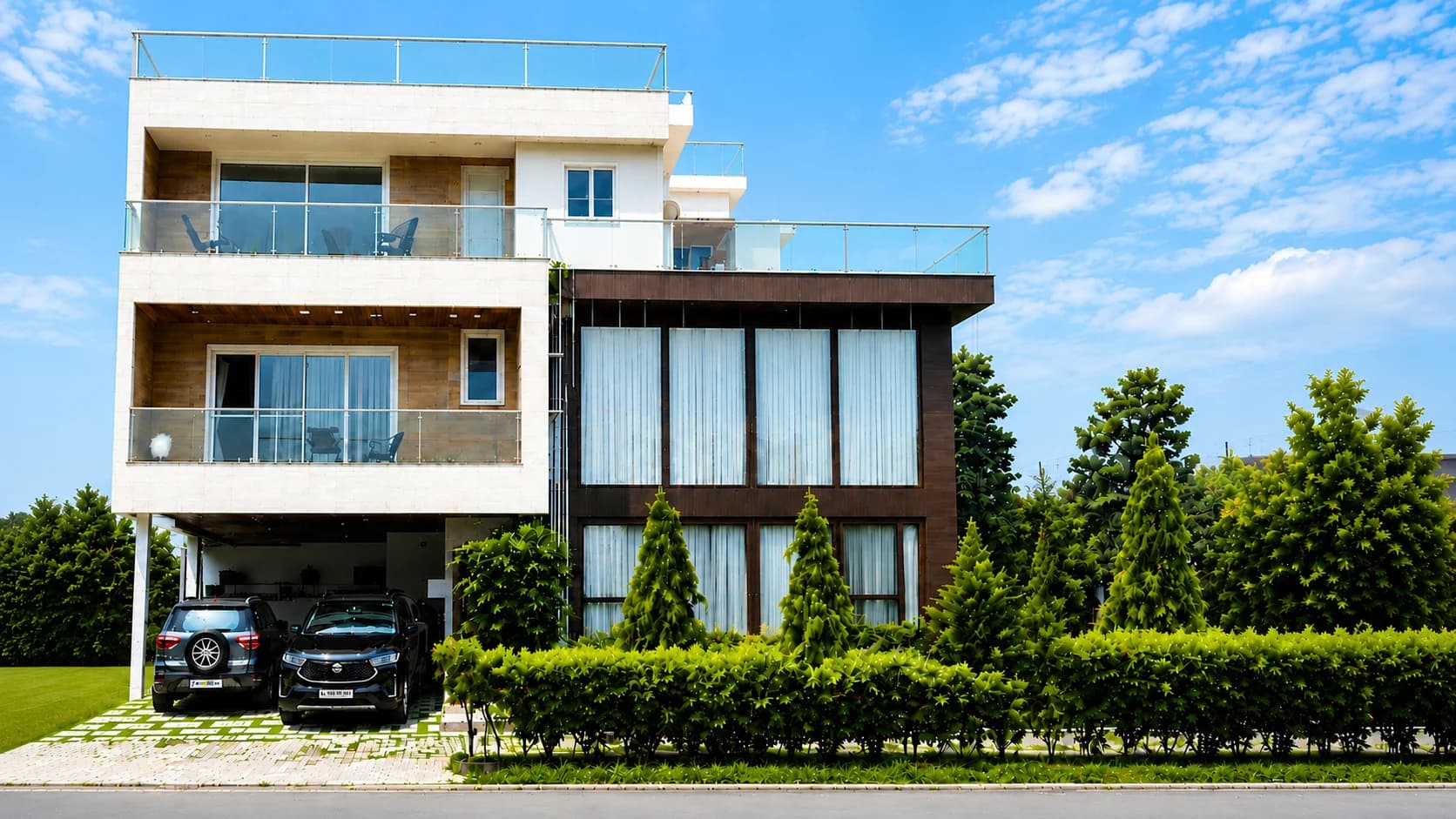 Fortune Hestia villa elevation, Sarjapur Road, Bangalore